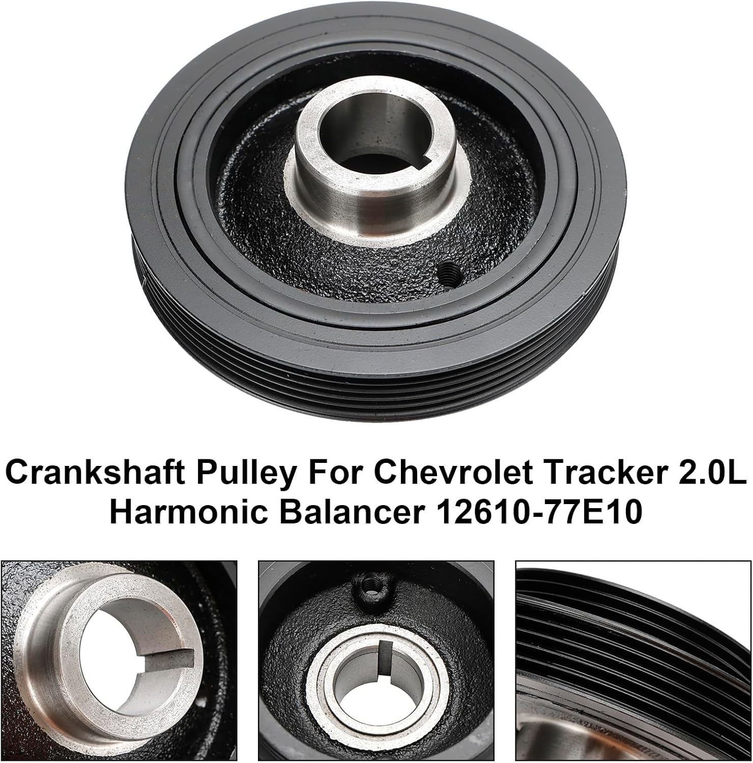Crankshaft Pulley Fit For Chevrolet Tracker 2.0L Harmonic Balancer 12610-77E10,for Suzuki Vitara 2.0L L4 1999-2003