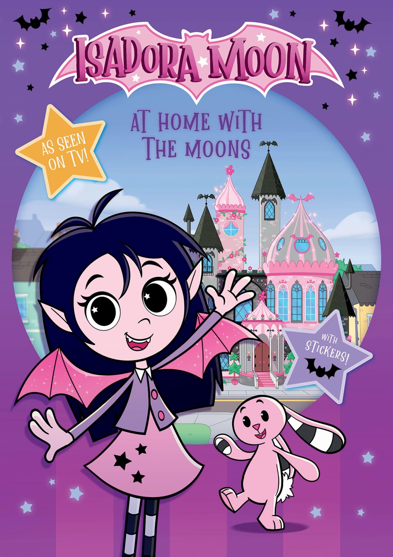 Isadora Moon At Home with the Moons packed with puzzles colouring drawing and