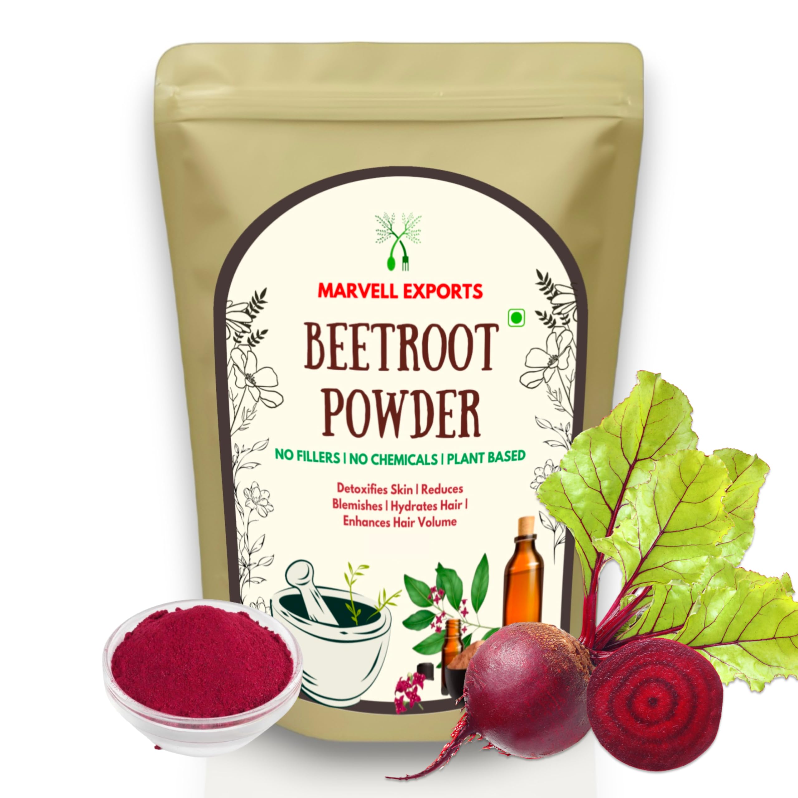 Marvell Exports |Beetroot Powder 100G(3.5Oz)| Skin Whitening&Radiant Skin|Pre Workout Supplement|Vegan,Pure For Face,Hair,Cooking|Rich In Antioxidants&Vitamins (B0CT5S4V67) Amazon Price History, Amazon Price Tracker
