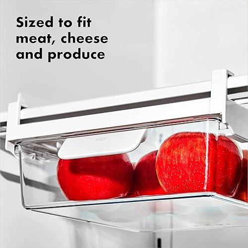Miniatura 2 de OXO Good Grips - Cajón de estante inferior para nevera, 10 pulgadas, para carne, queso, productos y más