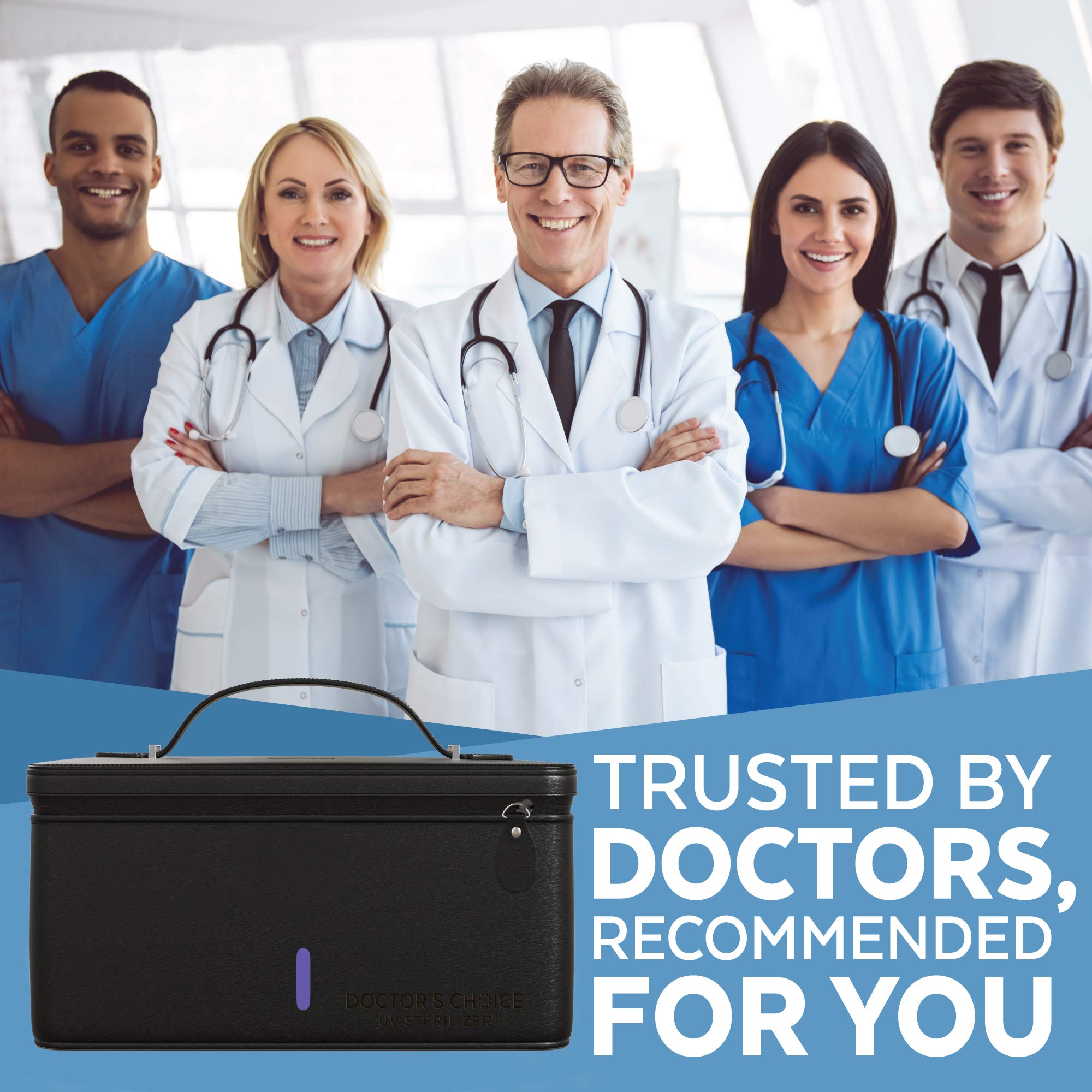 Doctor’s Choice UV Sanitizer Box. Personal UV Sterilizer Box. Extra