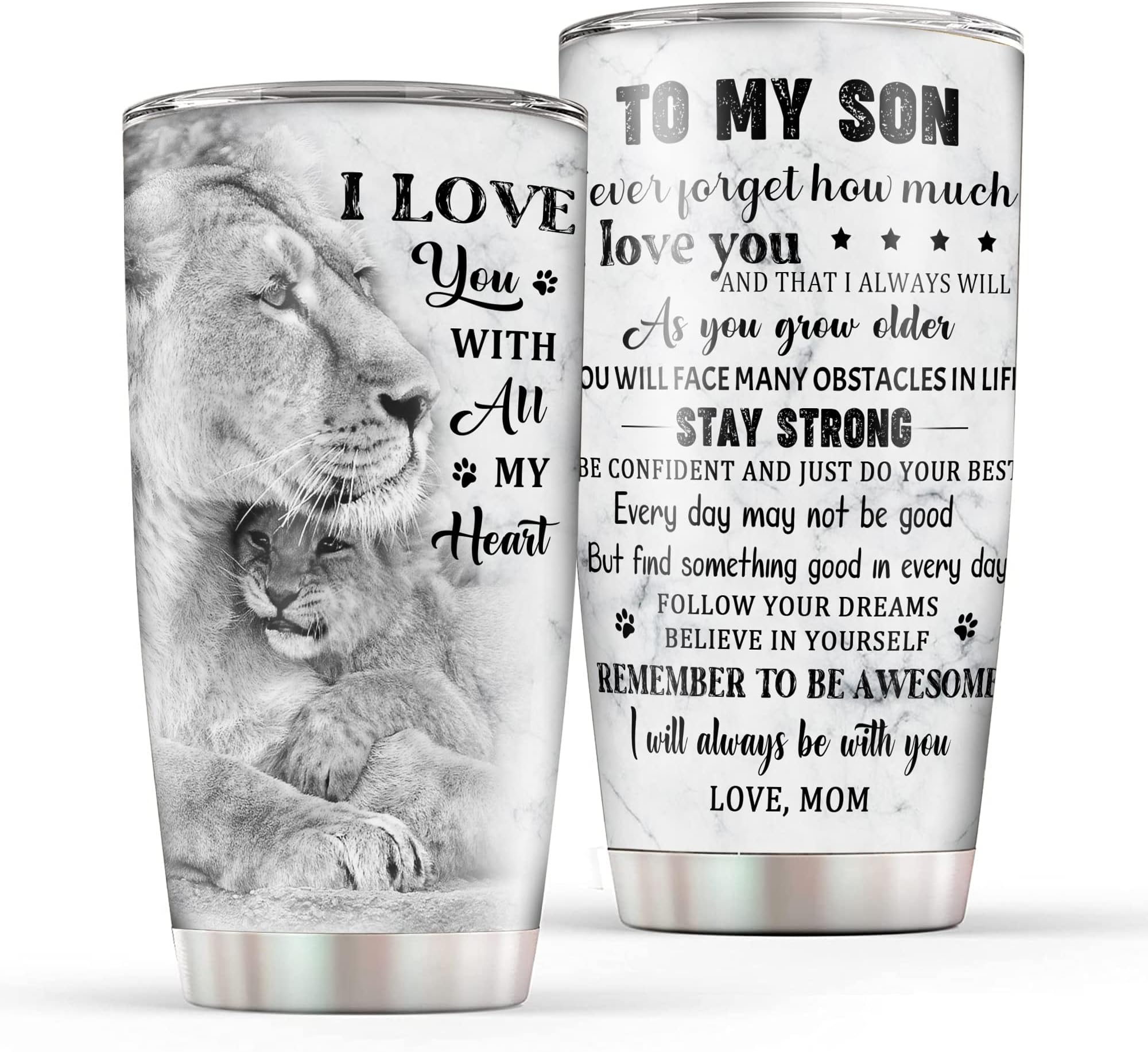 Muilzon Grandson Gifts Coffee Tumblers 20oz Grandson