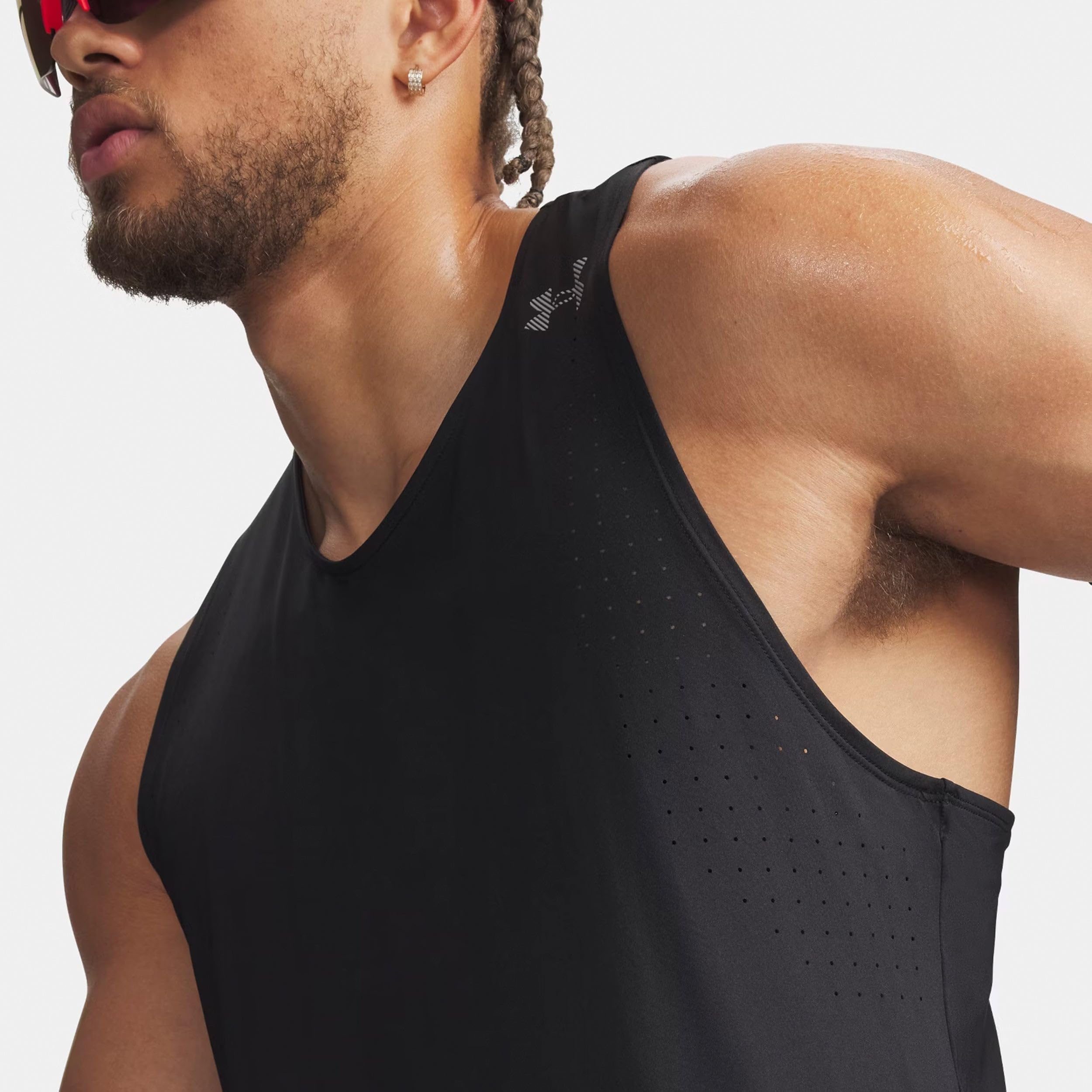 Under Armour Velociti Pro Laufshirt Herren schwarz - Black/Reflective XXL