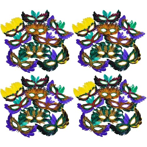 Bulk Mardi Gras Masks Bulk Carnival Masquerade Mask Costume Party Supplies