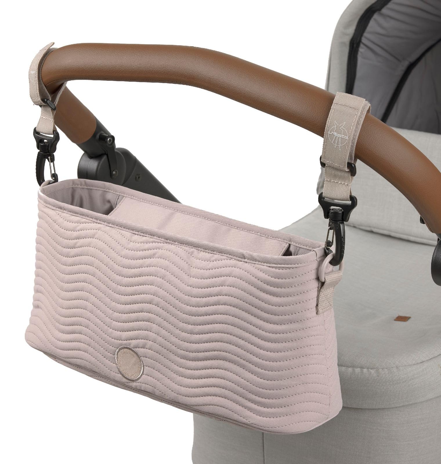 LÄSSIG Wickeltasche Buggy Organizer Mushroom taupe