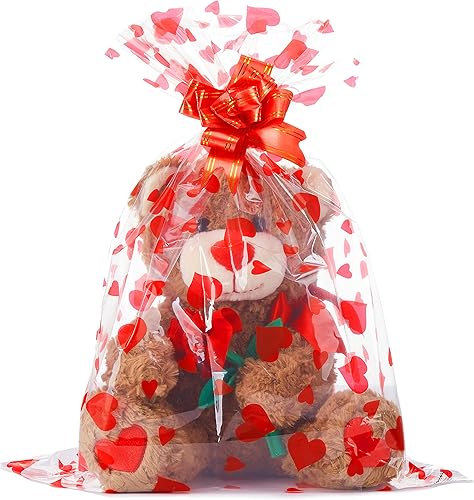 Miniatura 6 de IKASA Oso de peluche de peluche que sostiene el corazón con I Love You para el día de San Valentín lindo juguete de peluche suave y esponjoso de 11