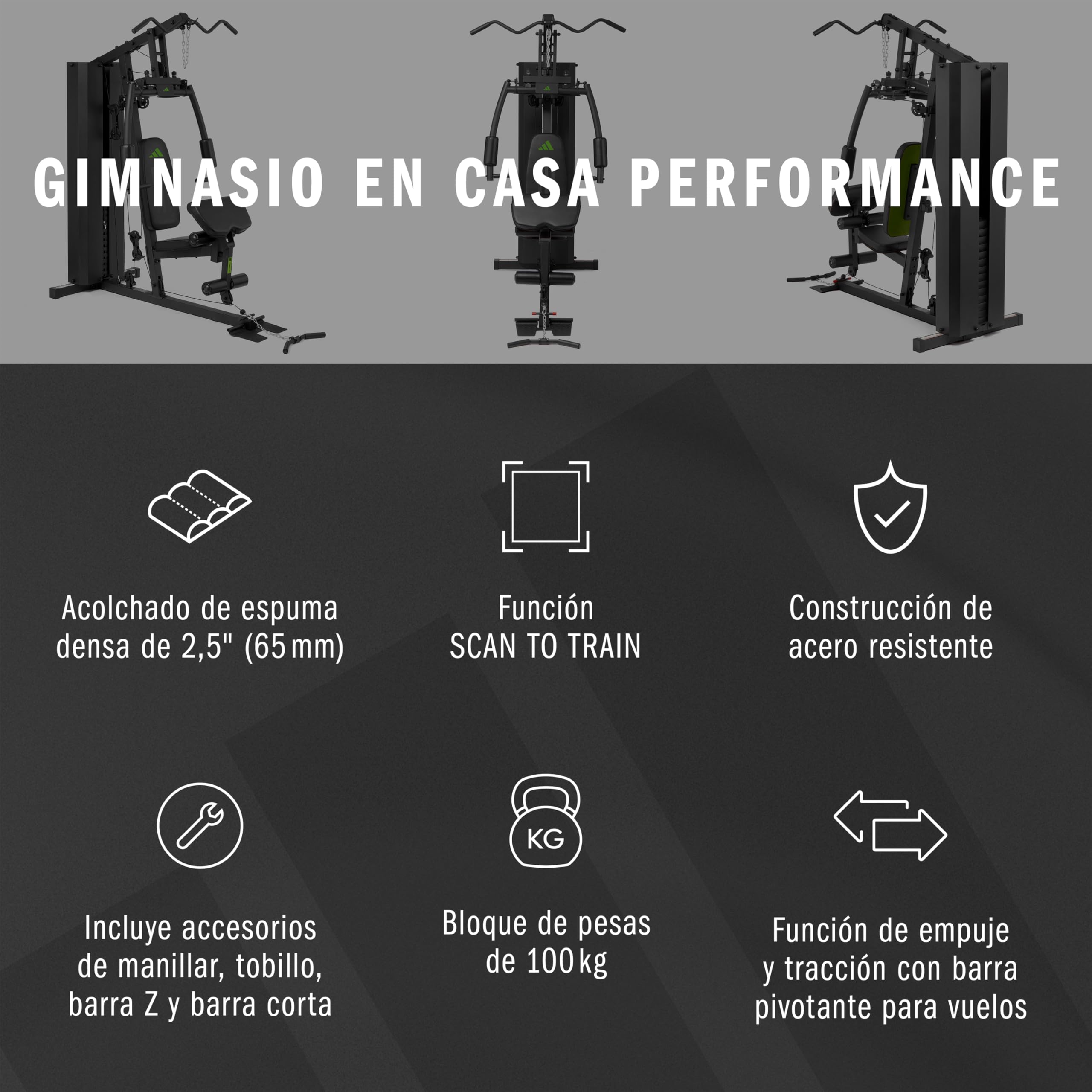 adidas Performance Home Gym - Escanear para Entrenar