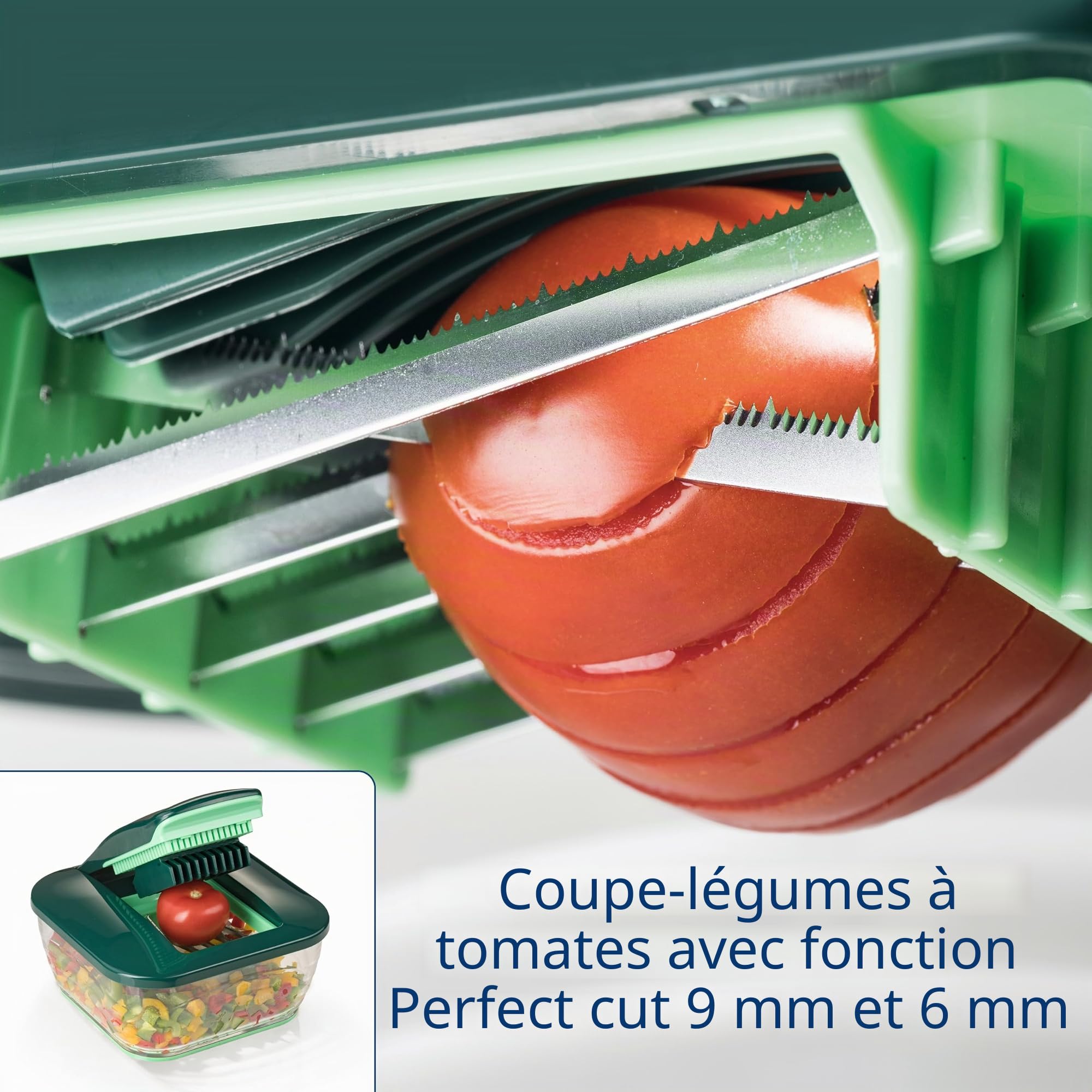 Genius A27060 Nicer Dicer Chef, Inox et Plastique 3 300 ml