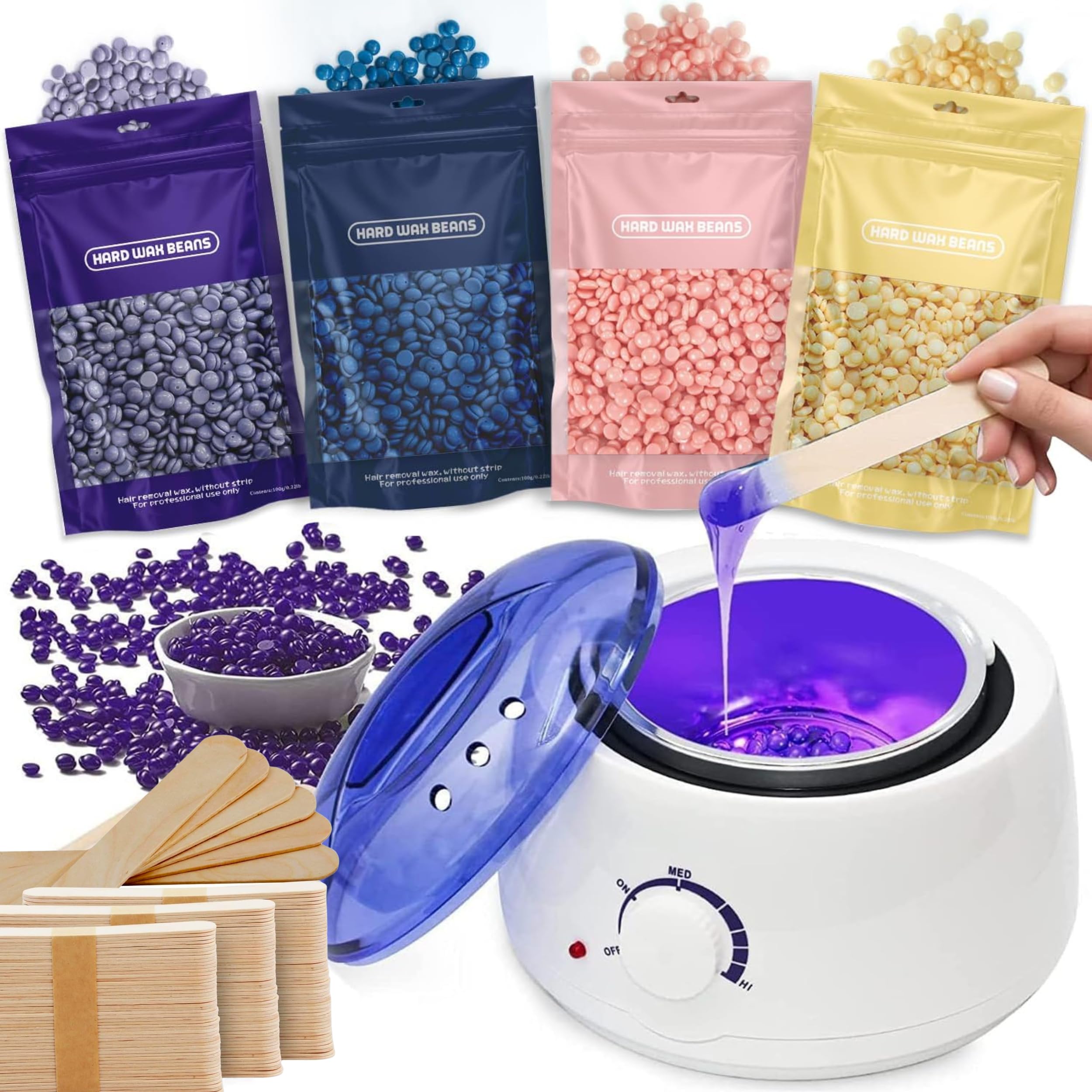 Buy Generic Waxing Kits Professional Full Kit, Wax Heater Kit with Wax