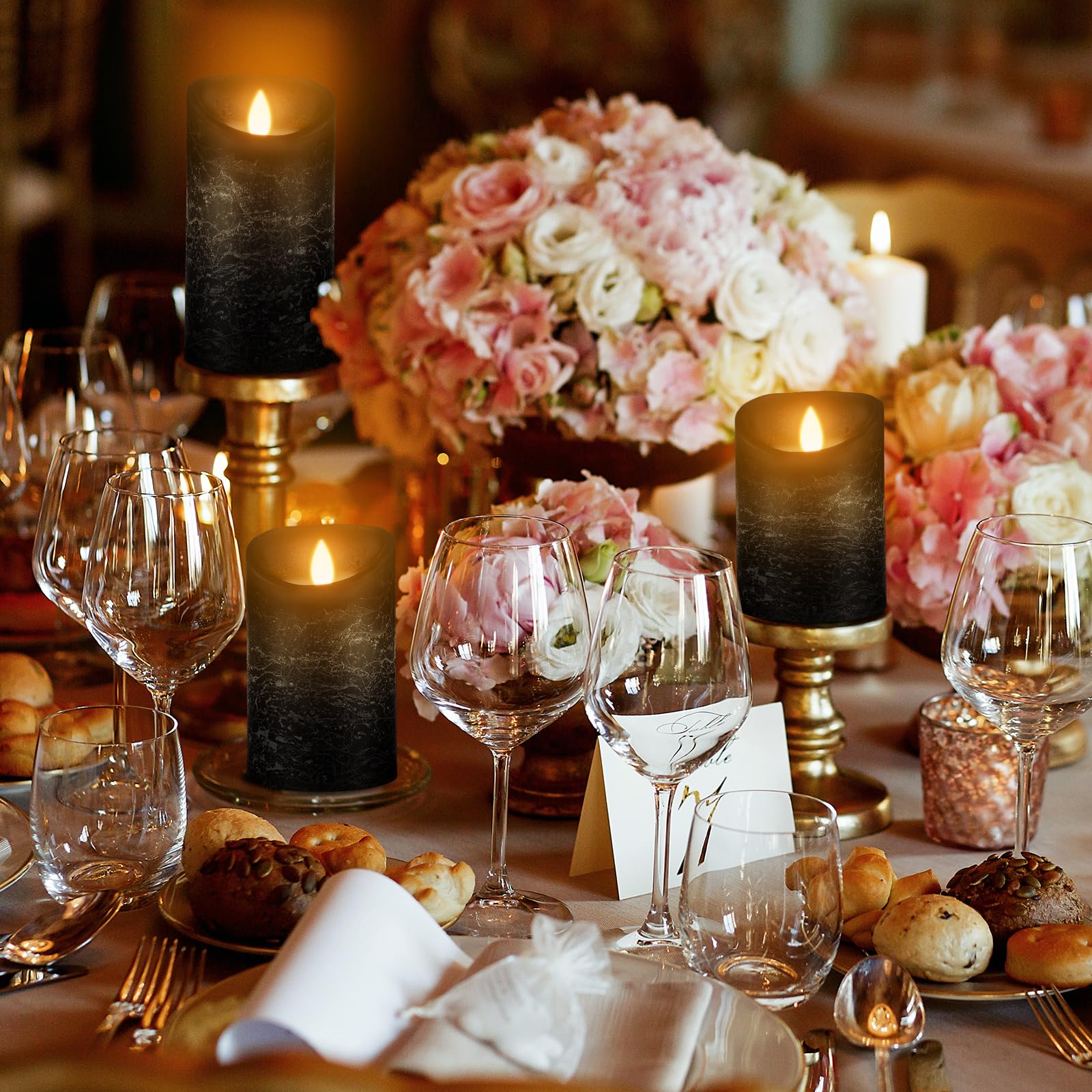 Candele LED Senza Fiamma AiiBowy - 3 Pezzi Con Telecomando E Timer - Foto 13