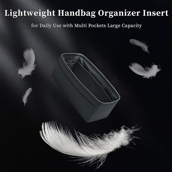 Bag Organizer Insert, Silky-Soft Lightweight Design, Multi-Pocket, Keeps Bag Organized & Protects Interior, Fits Birkin 30, Ideal for Travel & Daily Use(Grismeyer, BK30 Retourné)