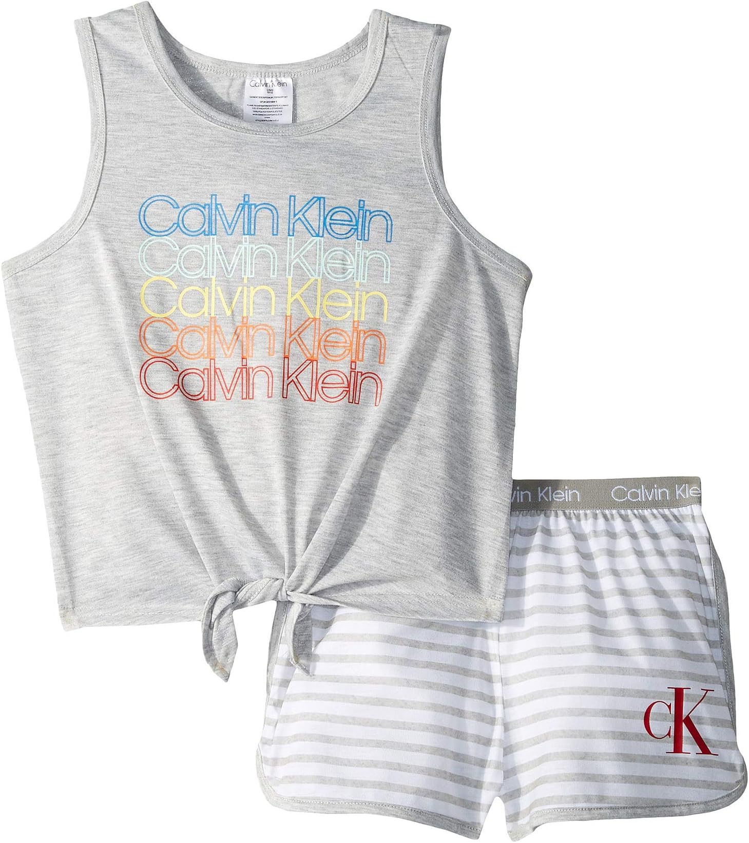 Two-Piece Sleeveless Top w/ Shorts (Little Kids/Big Kids)
