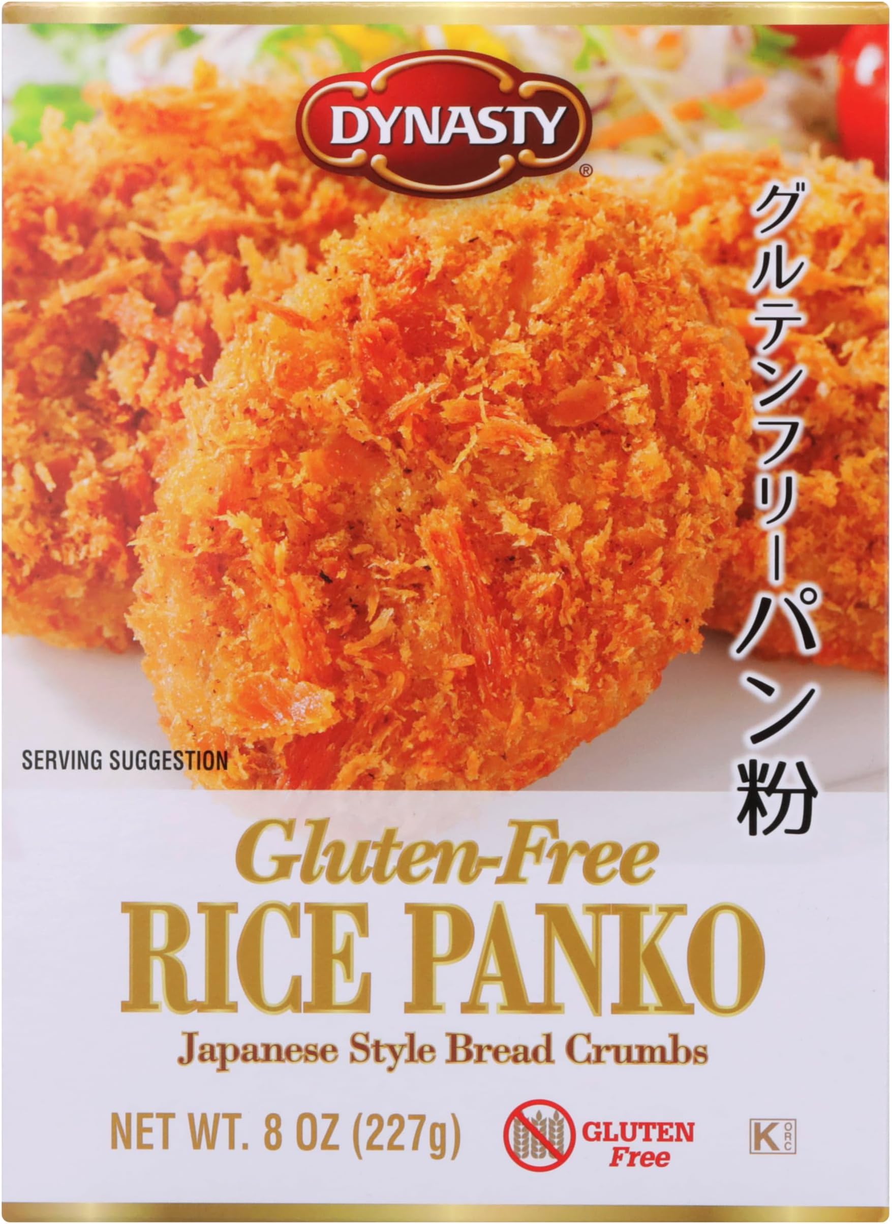 Dynasty Rice Panko Bread Crumbs, Gluten Free, 8 Ounces