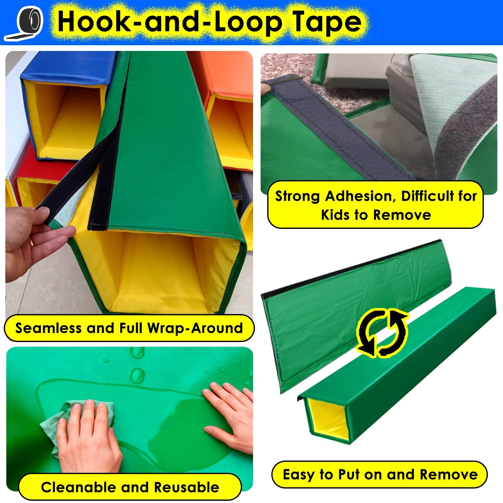 Almohadilla acolchada para poste de baloncesto para aros cuadrados, envoltura acolchada para poste de garaje, funda protectora para equipo deportivo, fácil de instalar y resistente a la intemperie