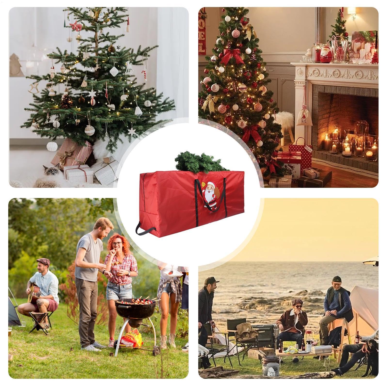 Borsa Per Albero Di Natale Miaikoe - Impermeabile, Per Alberi Fino A 2,5 M, Tessuto Oxford - Foto 9