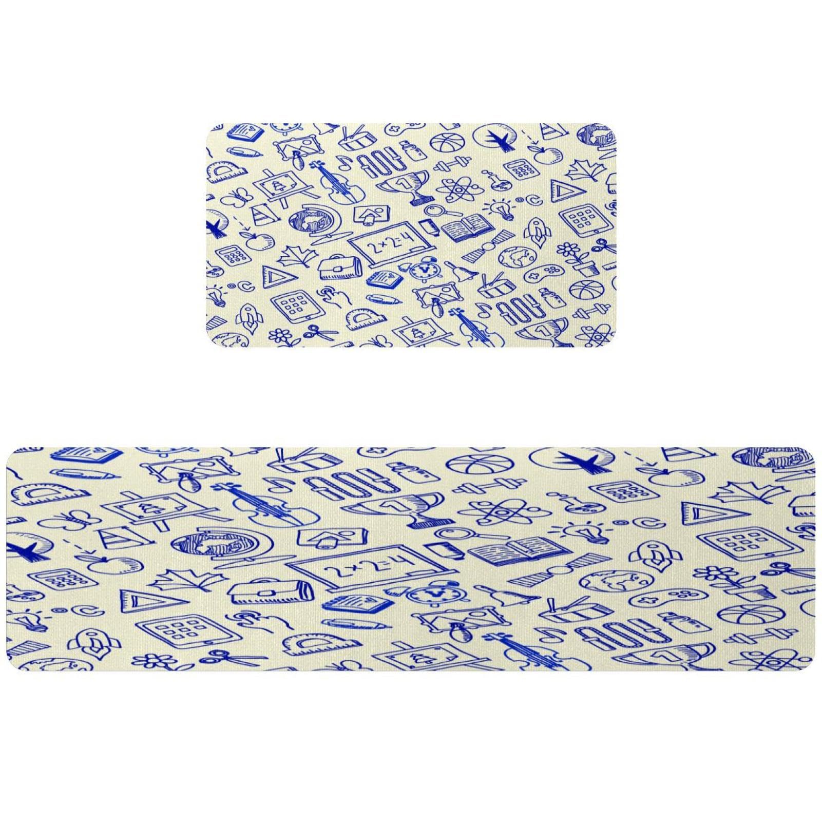 Alfombrillas de cocina lavables y absorbentes VAPOKF tapetes antideslizantes para suelos secos