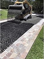Vista 1 de 11 sq ft/4pcs Pack Permeable Pavers Grass Grid for Driveway, Patio RV Pad, Stables, Gravel, Fire Lanes, Outdoors Road DIY, Load is up to 97000+ lbs