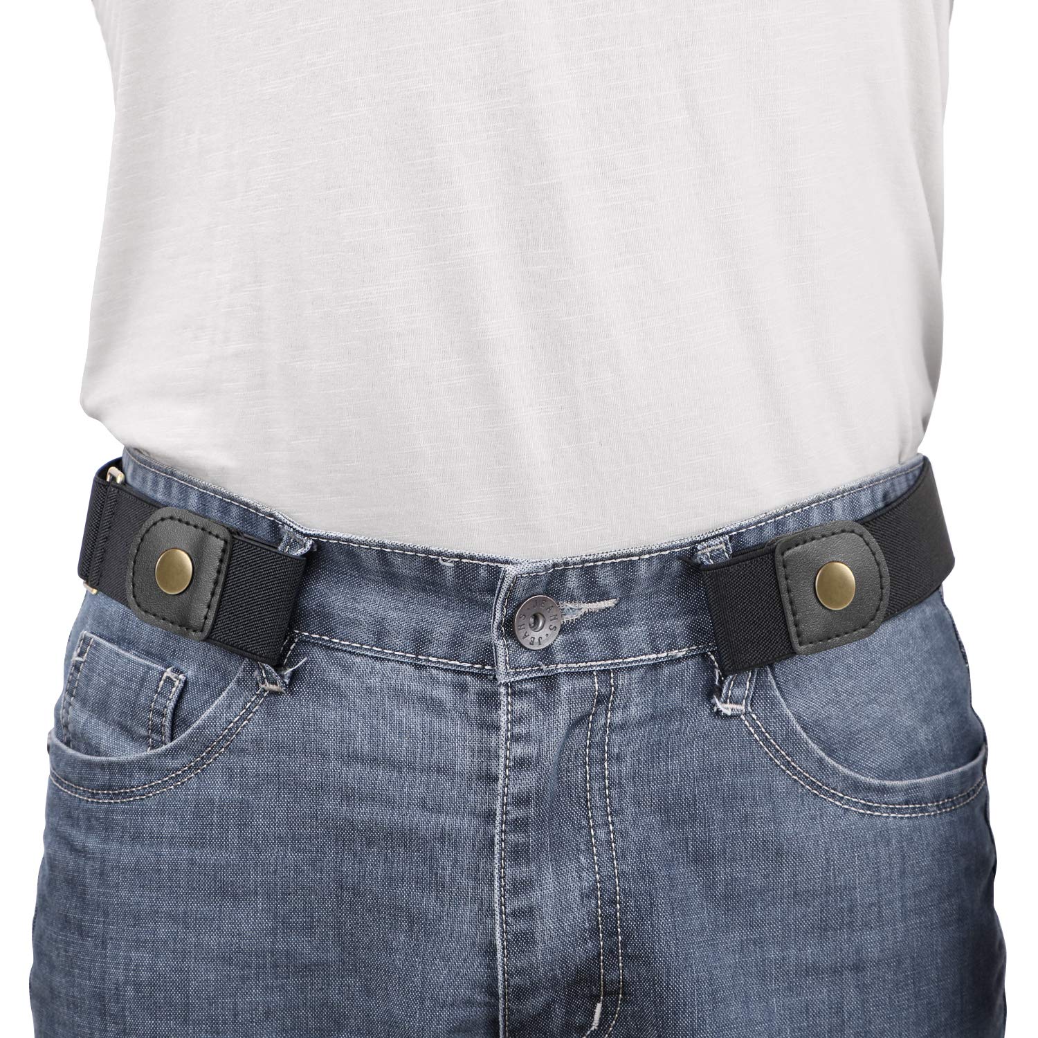 WERFORU No Buckle Elastic Belt for Men 