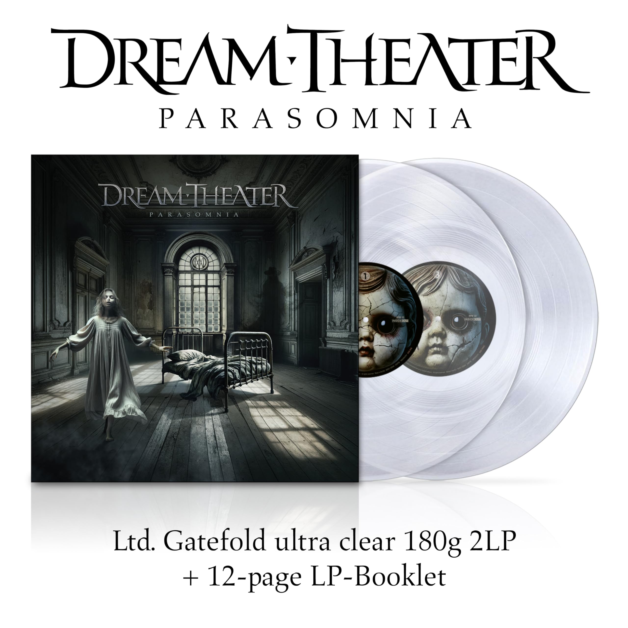 Dream Theater - Parasomnia - 2LP 180G Ultra Clear Vinyl Ltd. Ed.