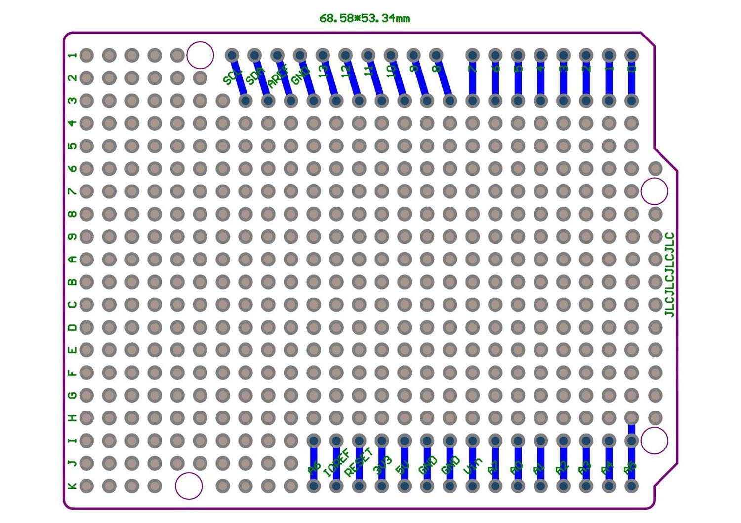 Prototype PCB Protoshield DIY For Arduino UNO R3 Mega 1280 2560 328 Shield Board - Foto 6