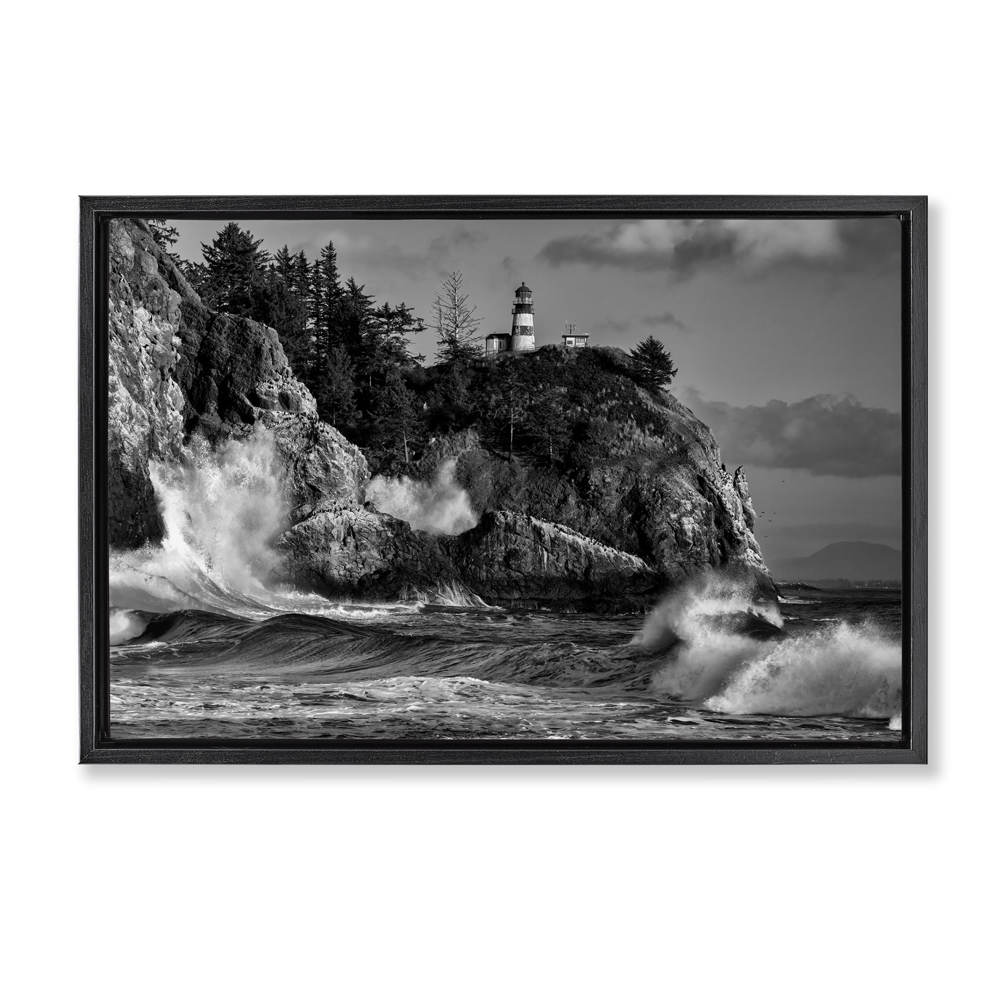 'Rising Tide at Cape'| Floating Frame Canvas Art