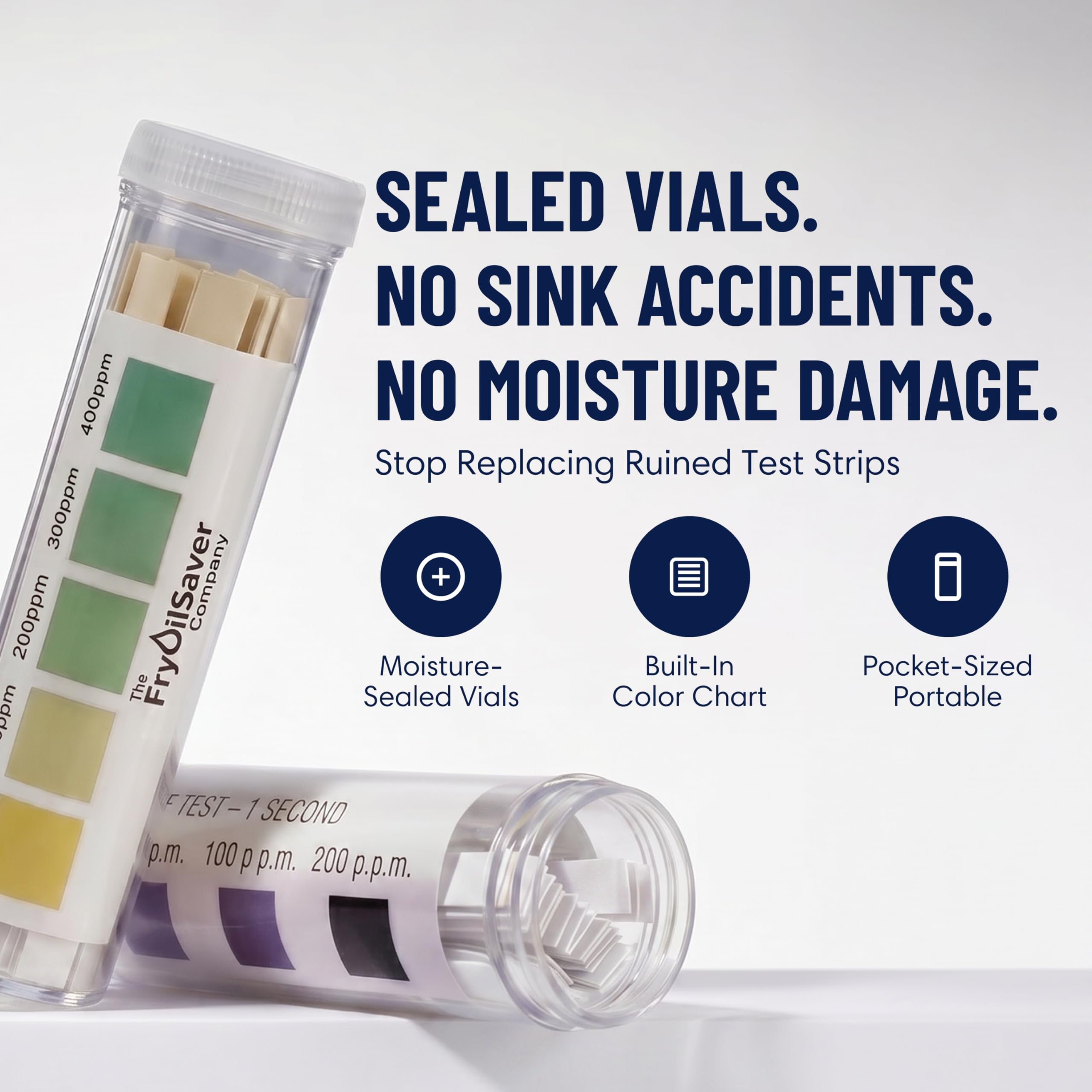 FryOilSaver Sanitizer Test Kit Combo, 100x QR5 & 100x Chlorine Test Strips — Amazon image 7