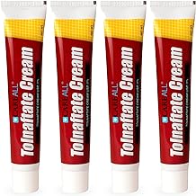CareAll Tolnaftate Cream USP 1%, 1.0 oz. Tube (4 Pack), Effective Antifungal Treatment and Itch Relief for Athlete’s Foot, Jock Itch, Ringworm, Compare to Leading Brand