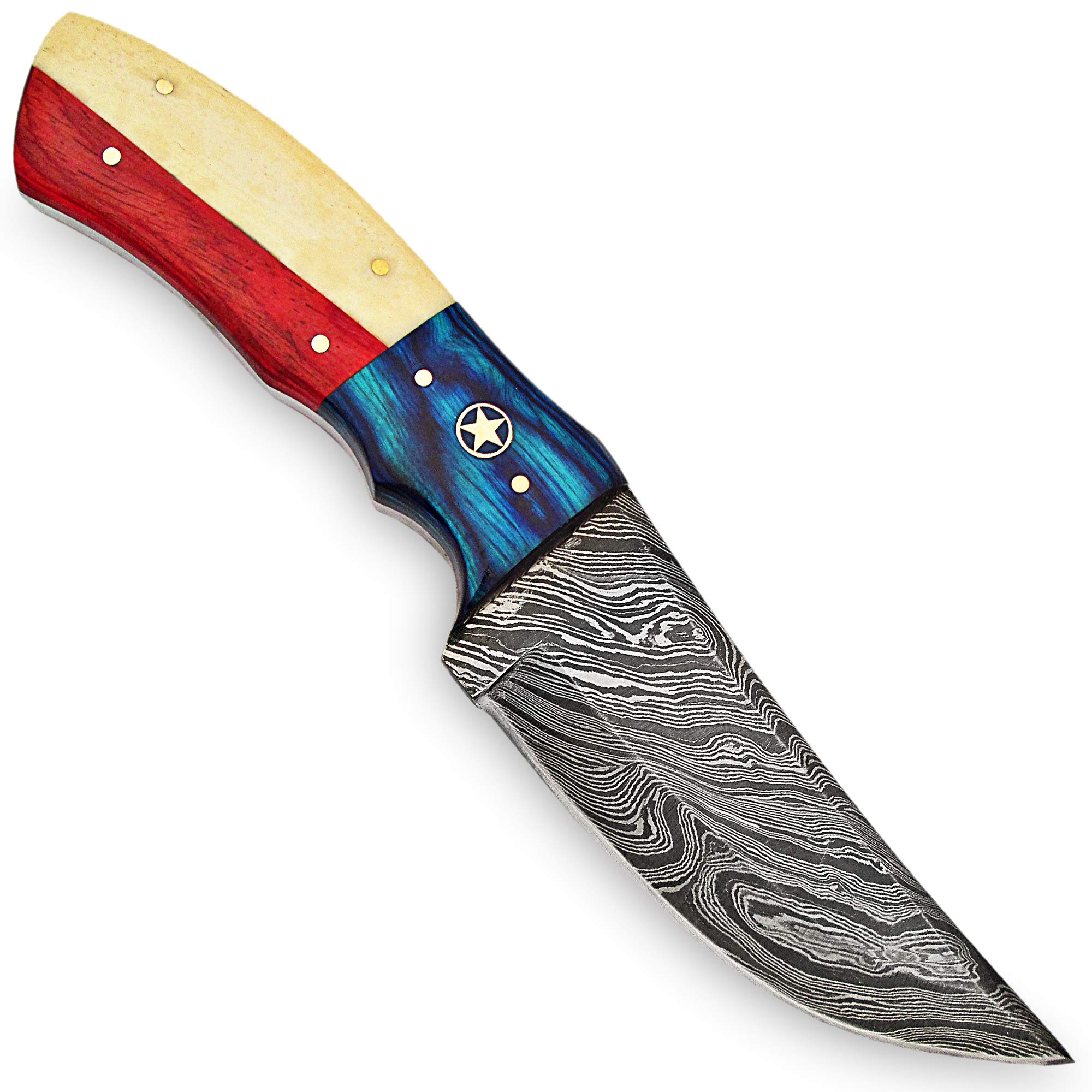 PAL 2000 KNIVES8.4 Inch, Custom Handmade Damascus Steel, Fixed Blade Knife - Full Tang Knife - S-srr-9911