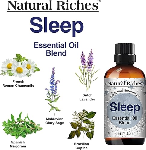 Miniatura 2 de Natural Riches Aromatherapy Good Night Sleep Blend y aceites esenciales calmantes de grado terapéutico puro y natural 10fl oz