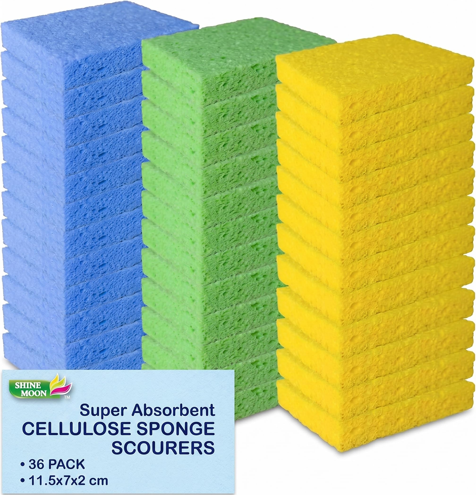 SHINEMOON Compressed Cellulose Sponges