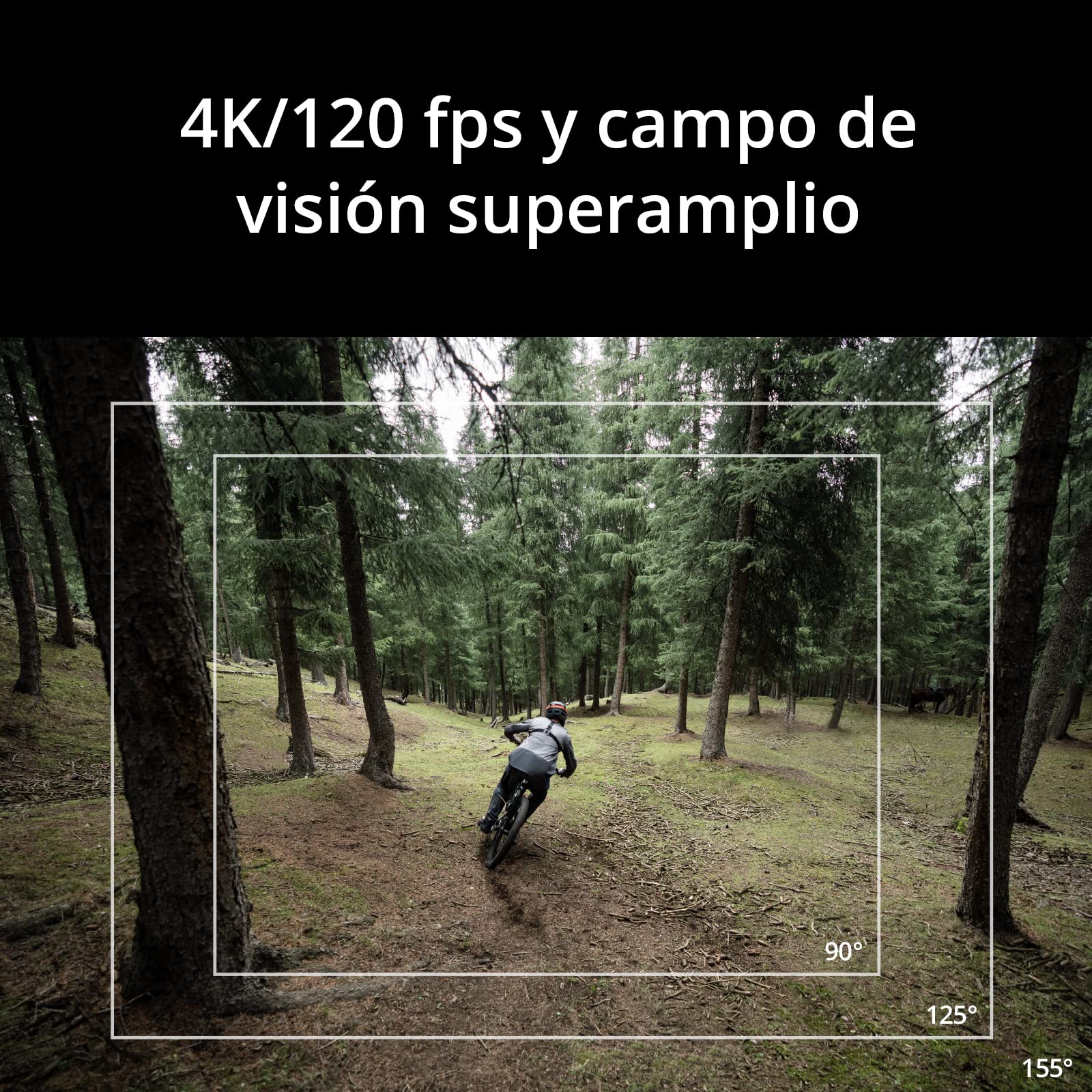 DJI Pack Estándar Osmo Action 3 - Cámara de acción 4K, FOV superamplio, HorizonSteady, soporte vertical de liberación rápida, sumergible a 16 m, dos pantallas táctiles