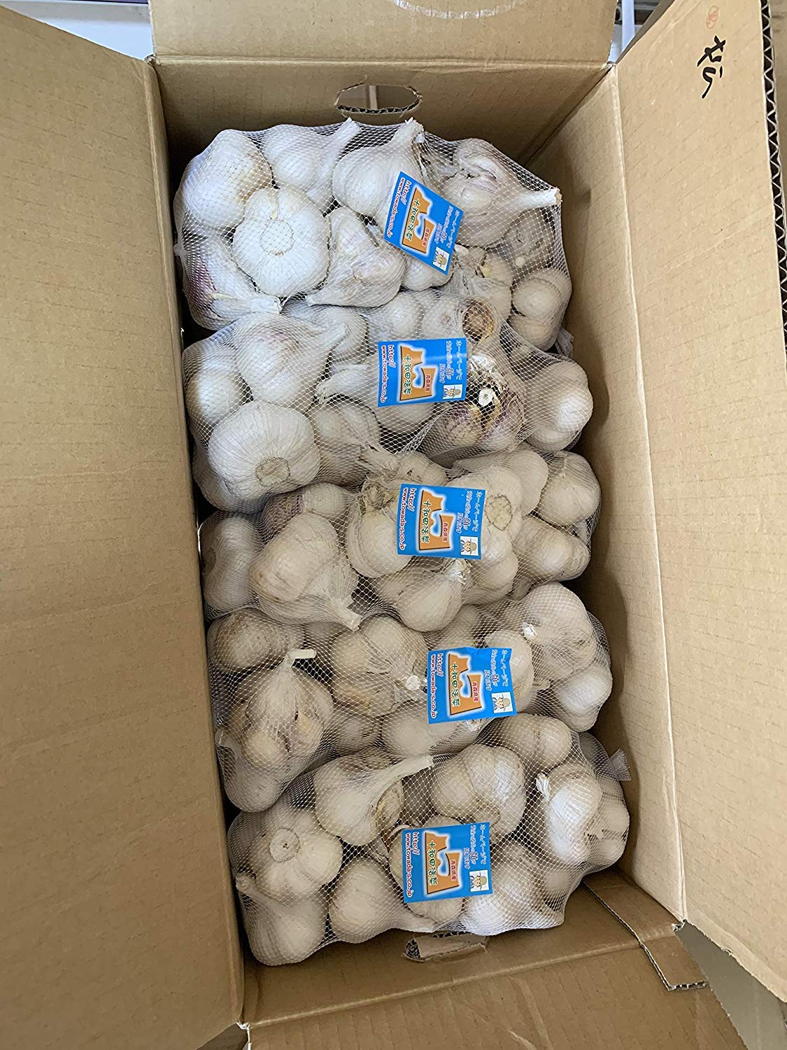 Amazon.co.jp: にんにく 訳あり品Mサイズ5kg 業務用C品 青森県産 