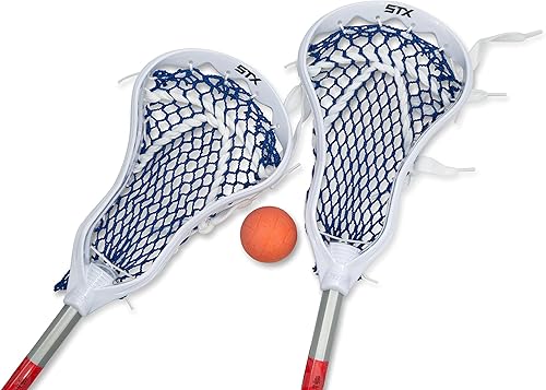 Miniatura 2 de STX FiddleSTX, juego de lacrosse miniatura, dos unidades con una pelota, 30pulgadas