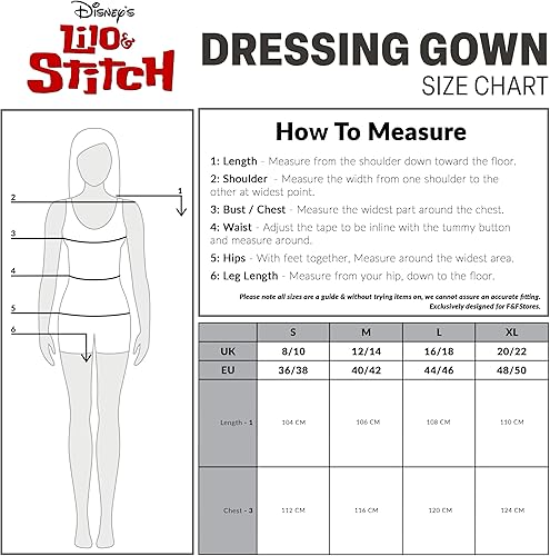 Miniatura 6 de Disney Batas para mujer, batas de baño Lilo and Stitch, bata de baño de forro polar con capucha, poliéster suave