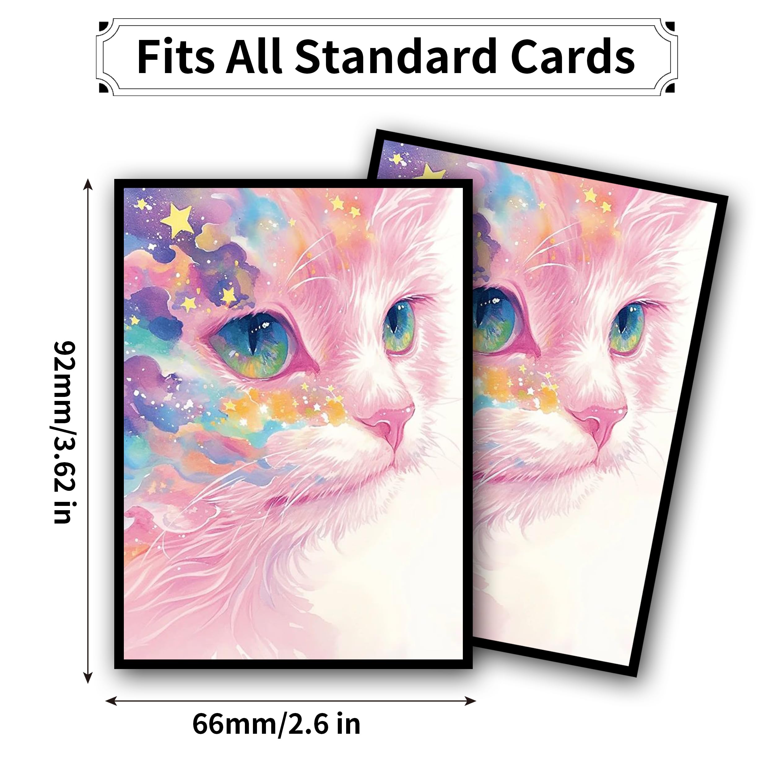 cat card sleeves Amazon.com: MTG Card Sleeves, Ultra Clear Front & Matte Finish Back, 100  Count Standard Size Matte Art Sleeve for Magic The Gathering (Cat) : Toys &  Games