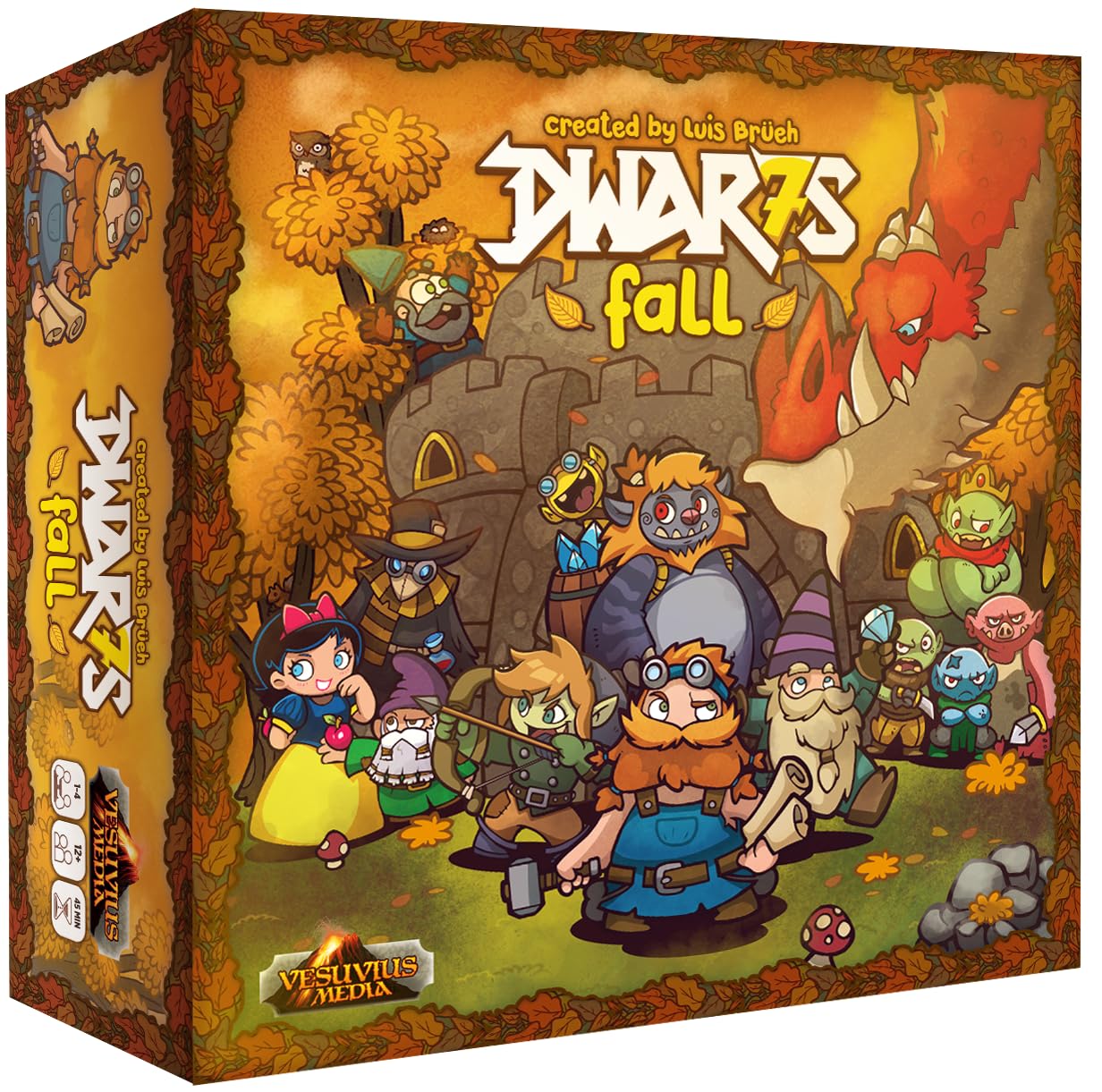 Dwar7s Fall | Worker Placement, Take That, Card Game | 2-4 Players