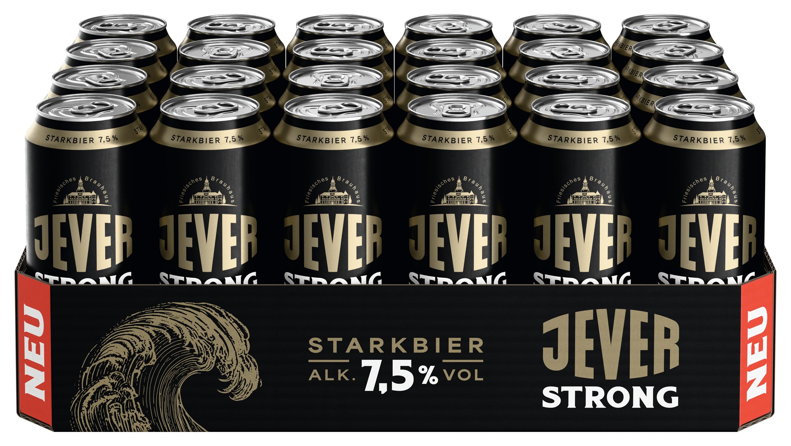 Jever Strong - Starkbier, EINWEG 24x0,50 L Dose