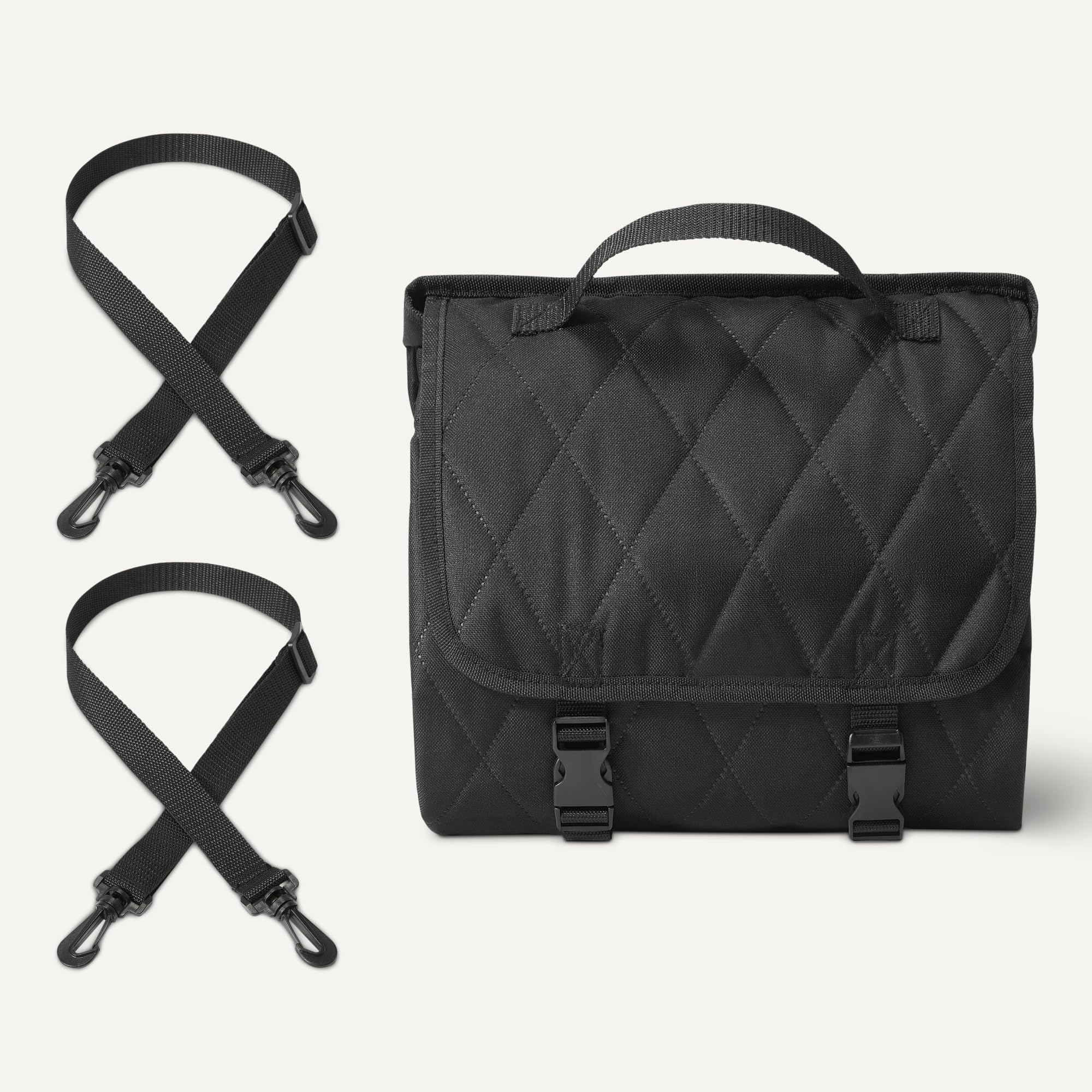 Amazon Basics, Coprisedile per auto per animali domestici, 100% impermeabile, resistente 600D, nero