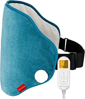 Upgraded Heating Pad for Back Pain Relief, Comfytemp XL Electric Heated Back Wrap for Cramps with Strap, 9 Heat Levels, 5 Auto-Off, Stay On, Backlight Heat Wrap for Lower Back Pain -15