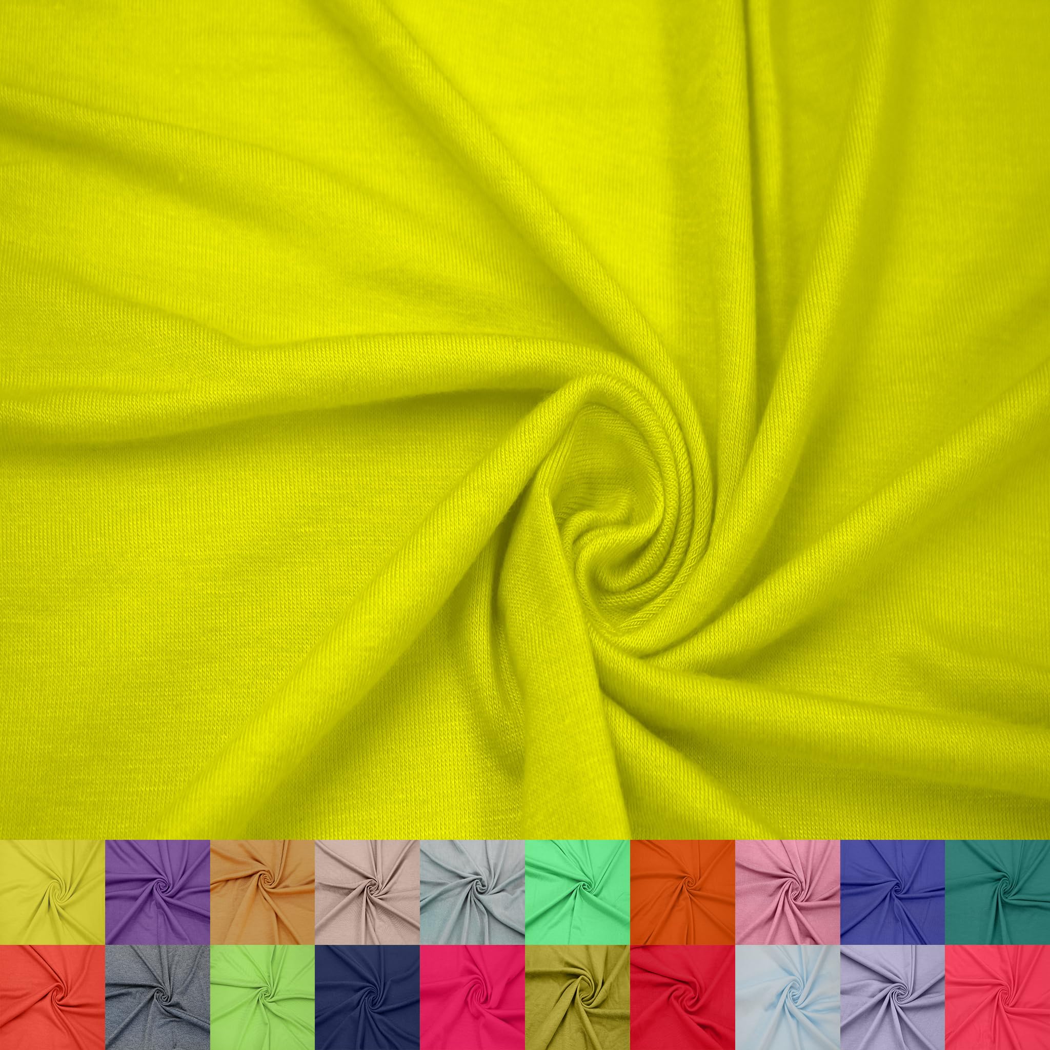 60" Wide Rayon Spandex Jersey Knit Fabric by The Yard - 4-Way Stretch, 200GSM, Medium Weight -Soft & Breathable - Apparel, Accessories, Maternity & Decorations — view 69