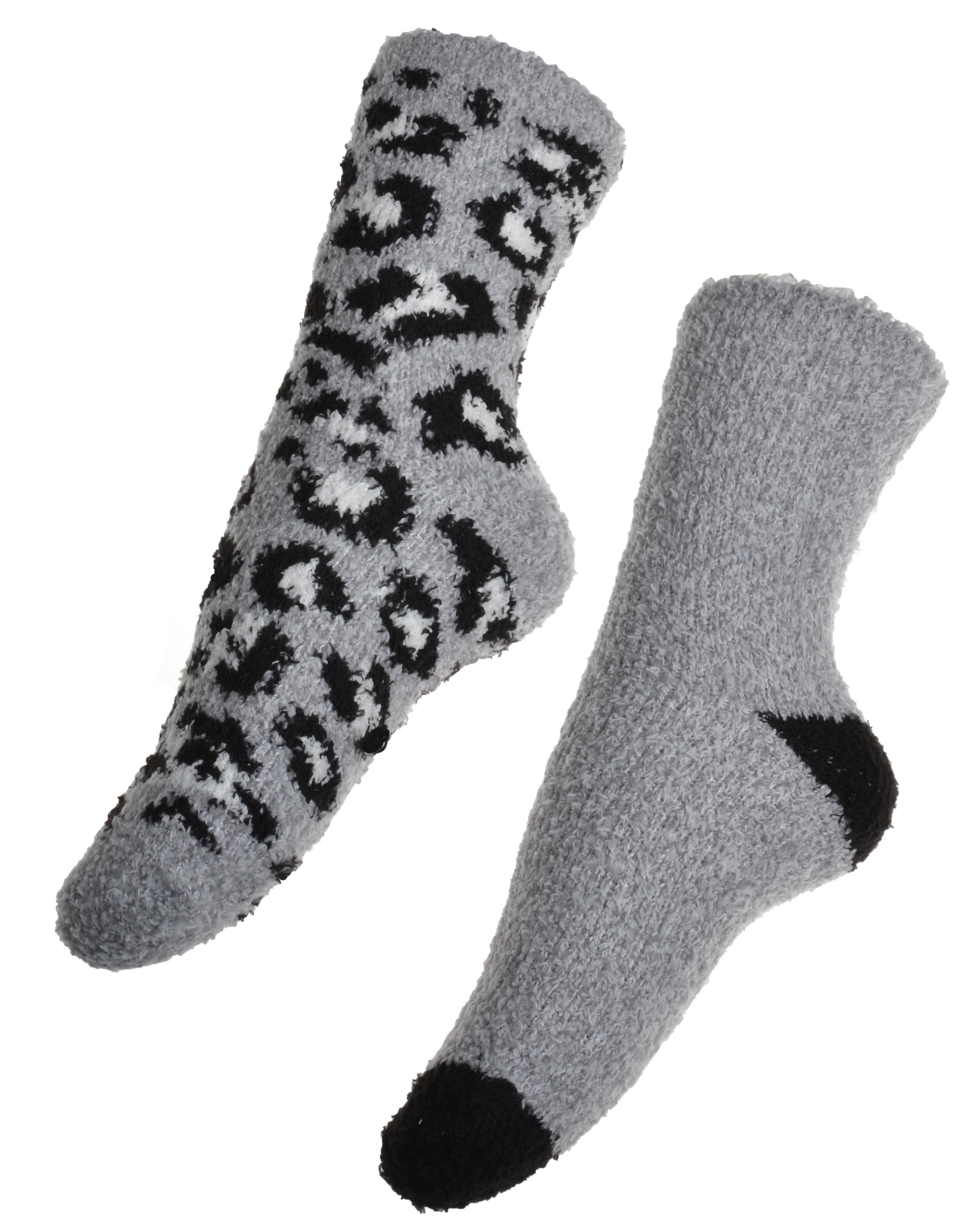 Wb Socks Girls Grey 2 Pairs Of Fluffy Cosy Socks