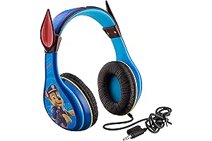 Paw Patrol Chase Headphones for Kids with Built in Volume Limiting Feature...