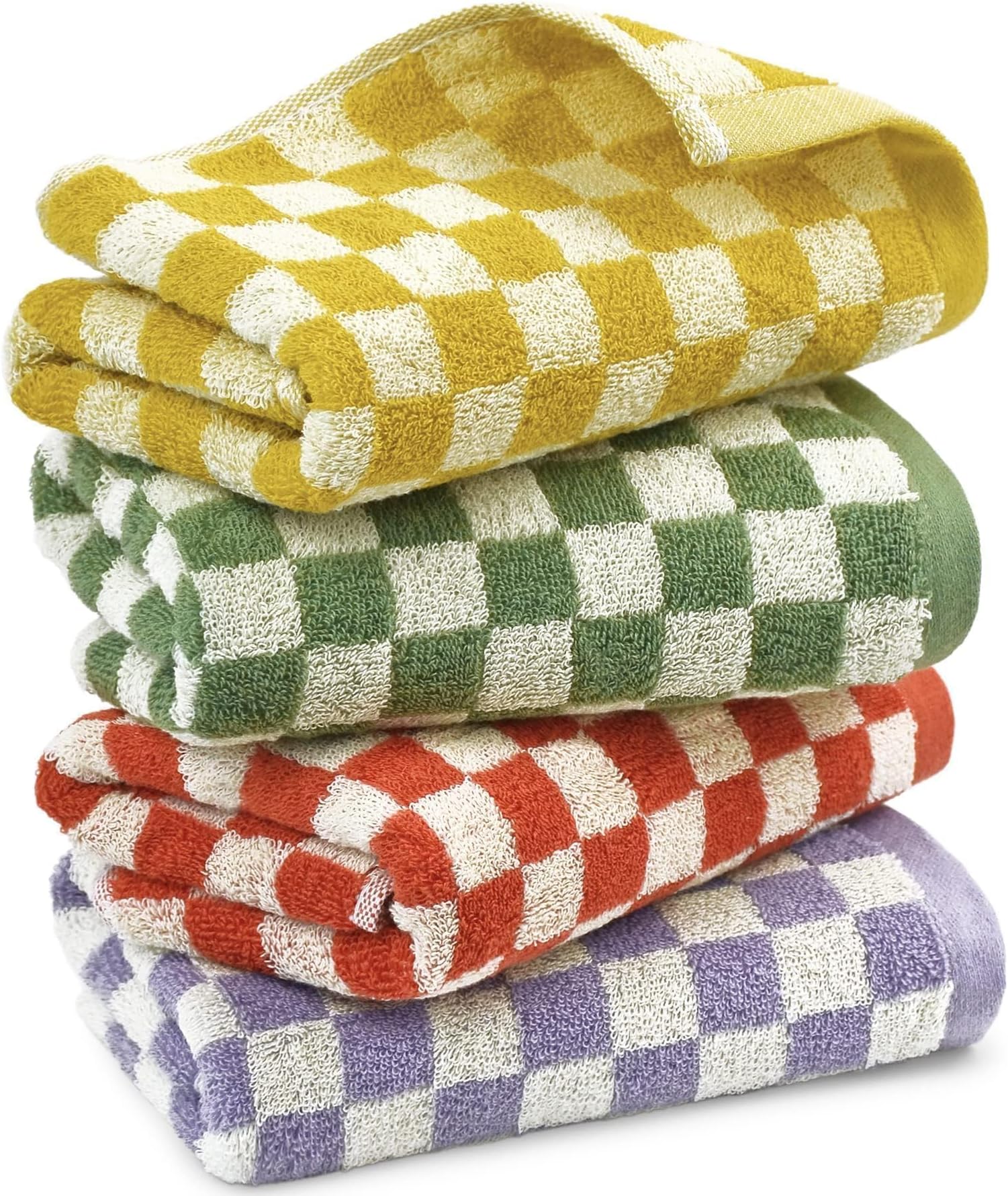 Amazon.com: Madi-Cadi Luxurious Soft Cotton Hand Towels Set of 5 - Soft ...