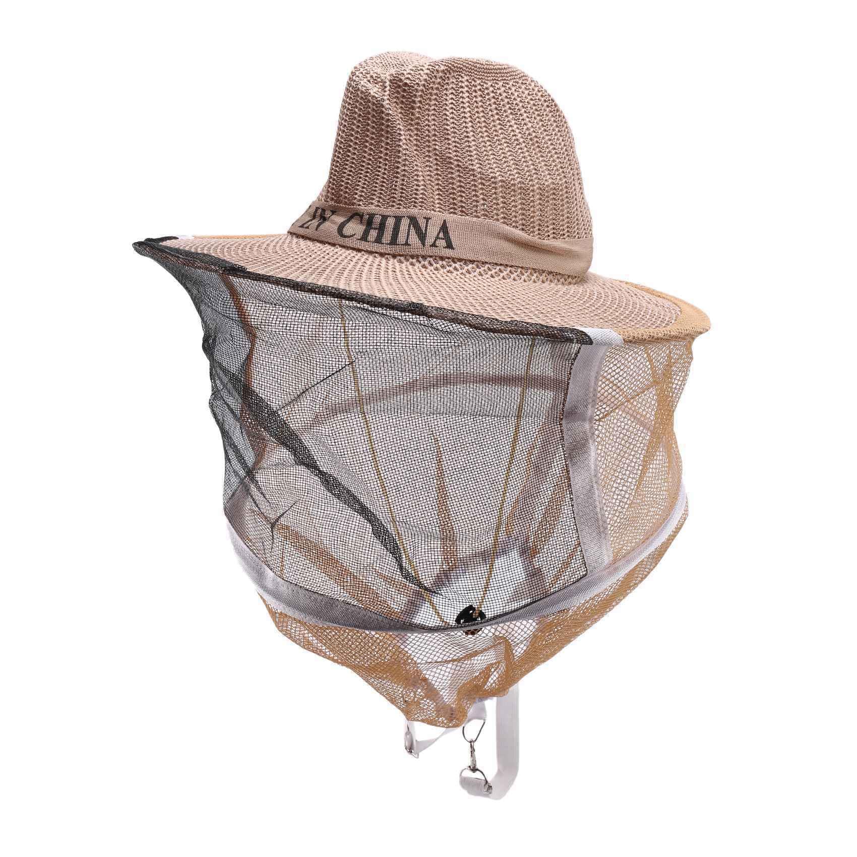 3 Pz Anti Ape Alveare Apicoltura da Cowboy Zanzara Ape Insetto Netto Velo Testa Protezione per il Viso Apicoltore Attrezzature