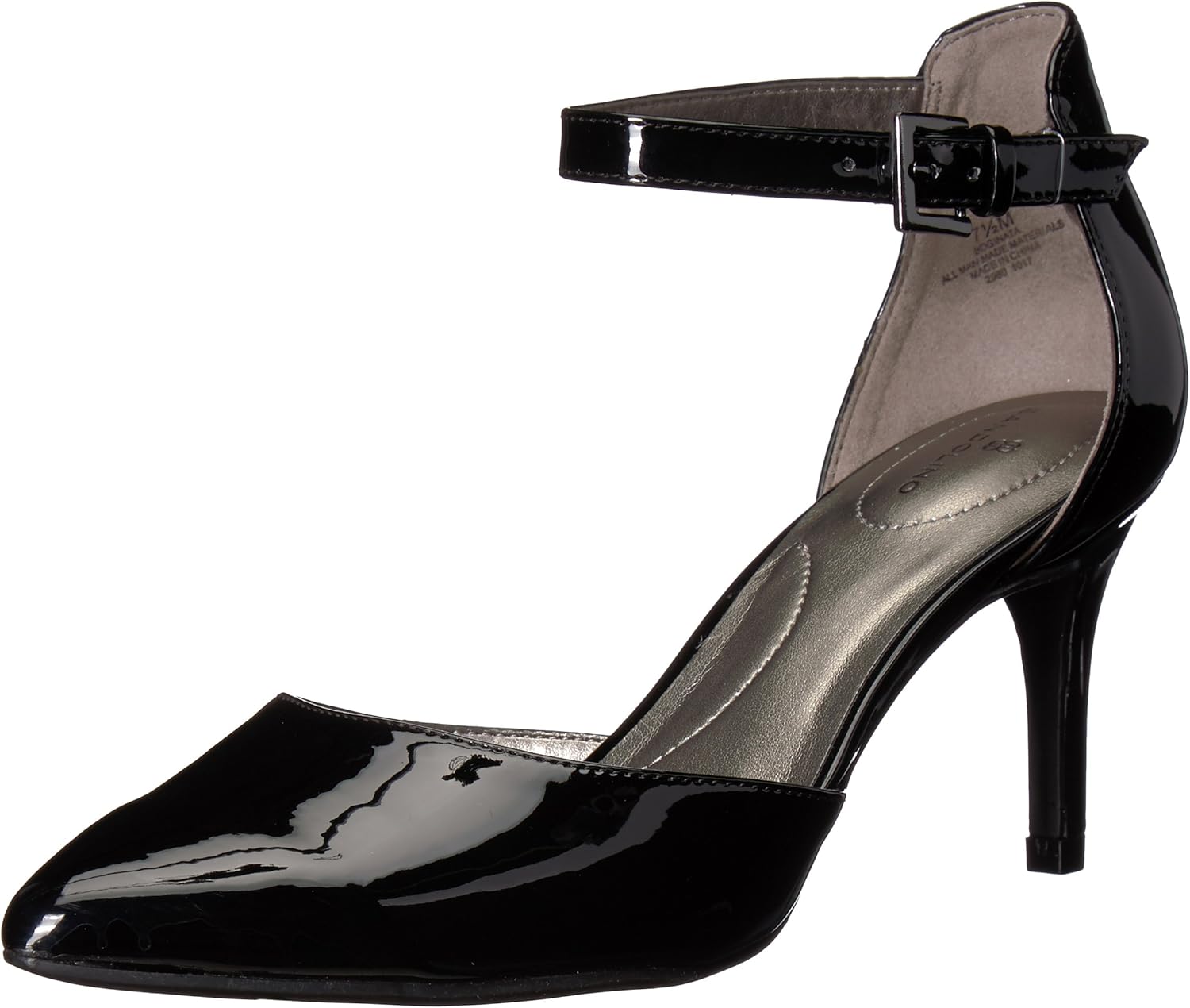 Bandolino Women's Ginata Pump, Black Patent, 5.5