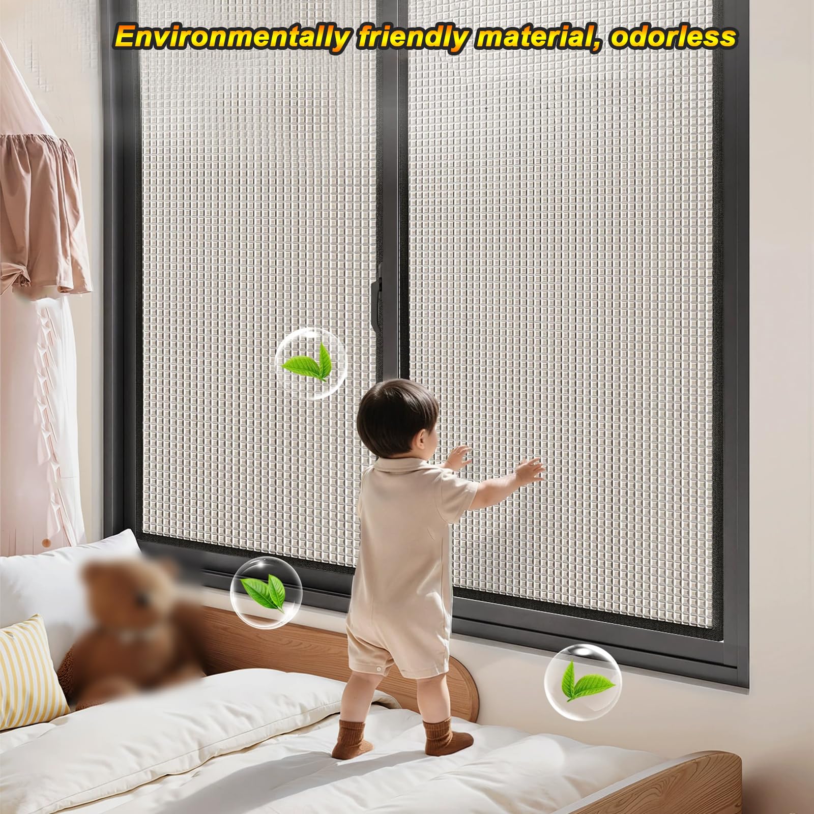 Película Reflectante de Privacidad 9 Mm de Espesor,para Ventanas y Techos (145x180cm)
