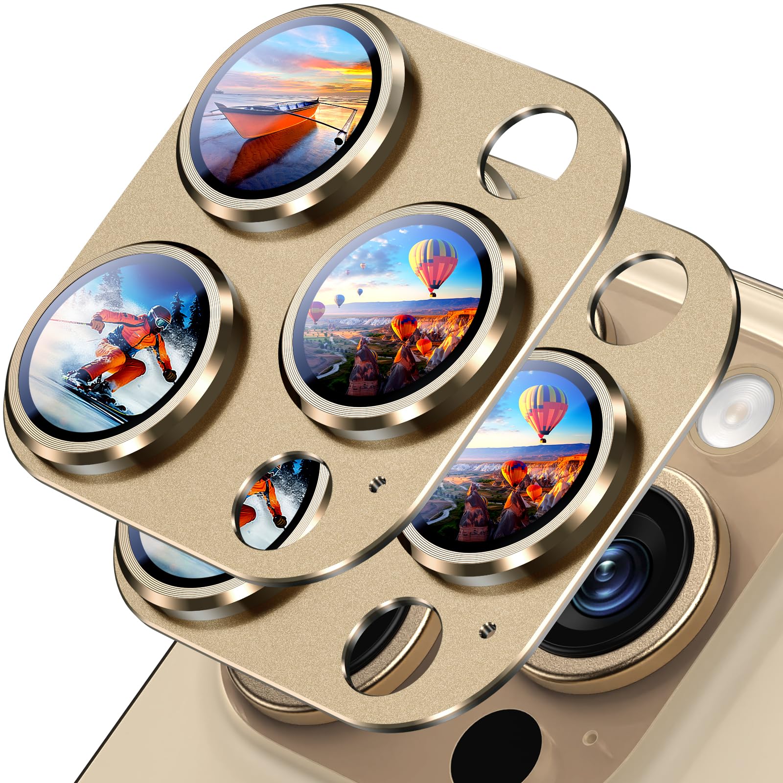 Uyiton for iPhone 16 Pro/iPhone 16 Pro Max Camera Lens Protector
