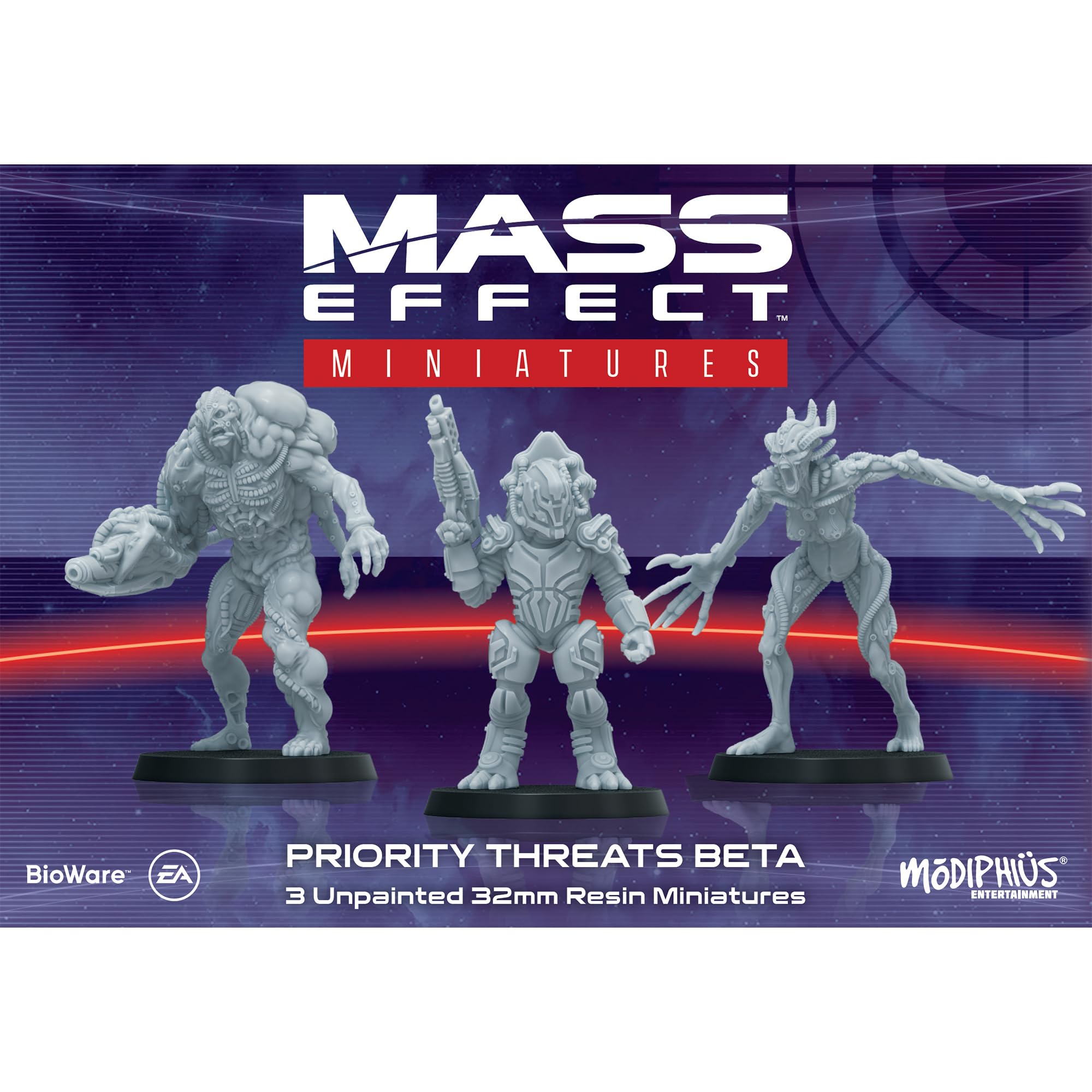 Mass Effect Priority Threats - Juego de miniaturas de Resina Alfa para coleccionistas, Mejora tu Juego con miniaturas de Mesa. A Partir de 14 años Mass Effect Priority Threats - Juego de miniaturas de Resina Alfa para coleccionistas, Mejora tu Juego con miniaturas de Mesa. A Partir de 14 años