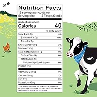 Vista 2 de Organic Valley Half & Half, 16 fl oz