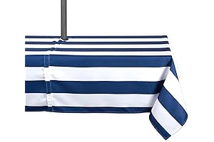 Cabana Stripe Outdoor Waterproof Tablecloth